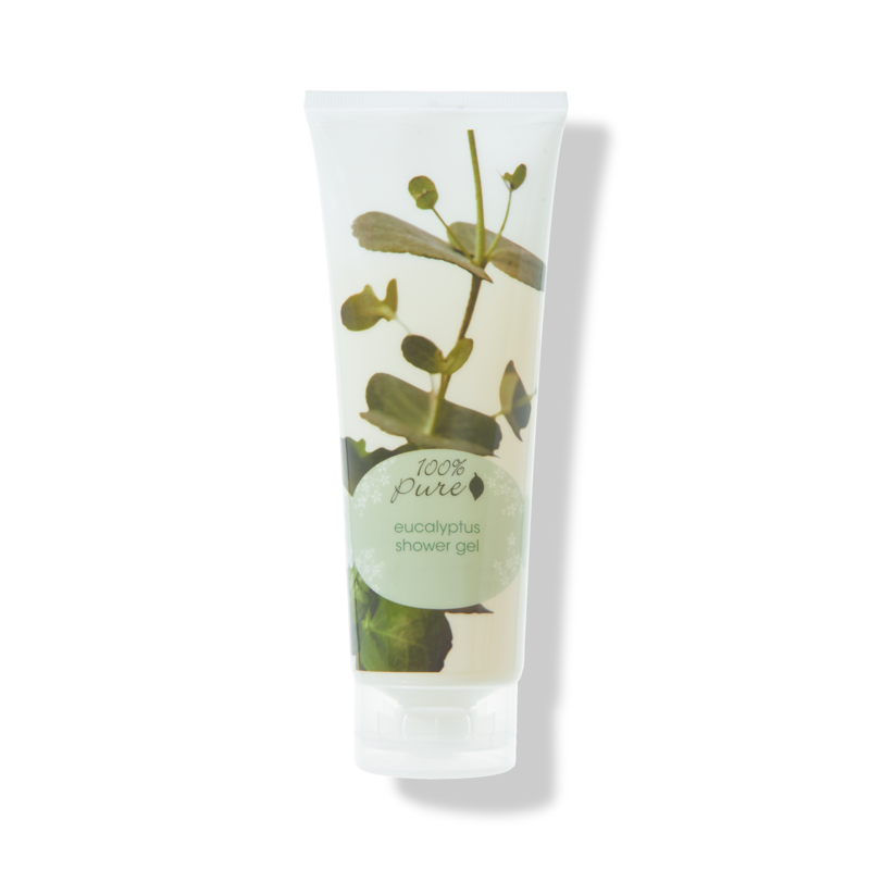 100% Pure Shower Gel in Eucalyptus